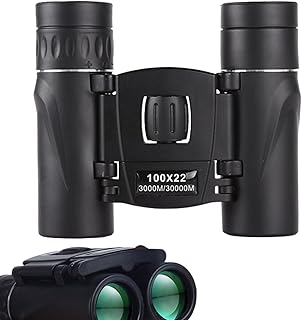 Jumelles pour observation des oiseaux, compactes pour voyage avec vision en basse lumière, jumelles haute portée pour le sport, la chasse, le théâtre et l
